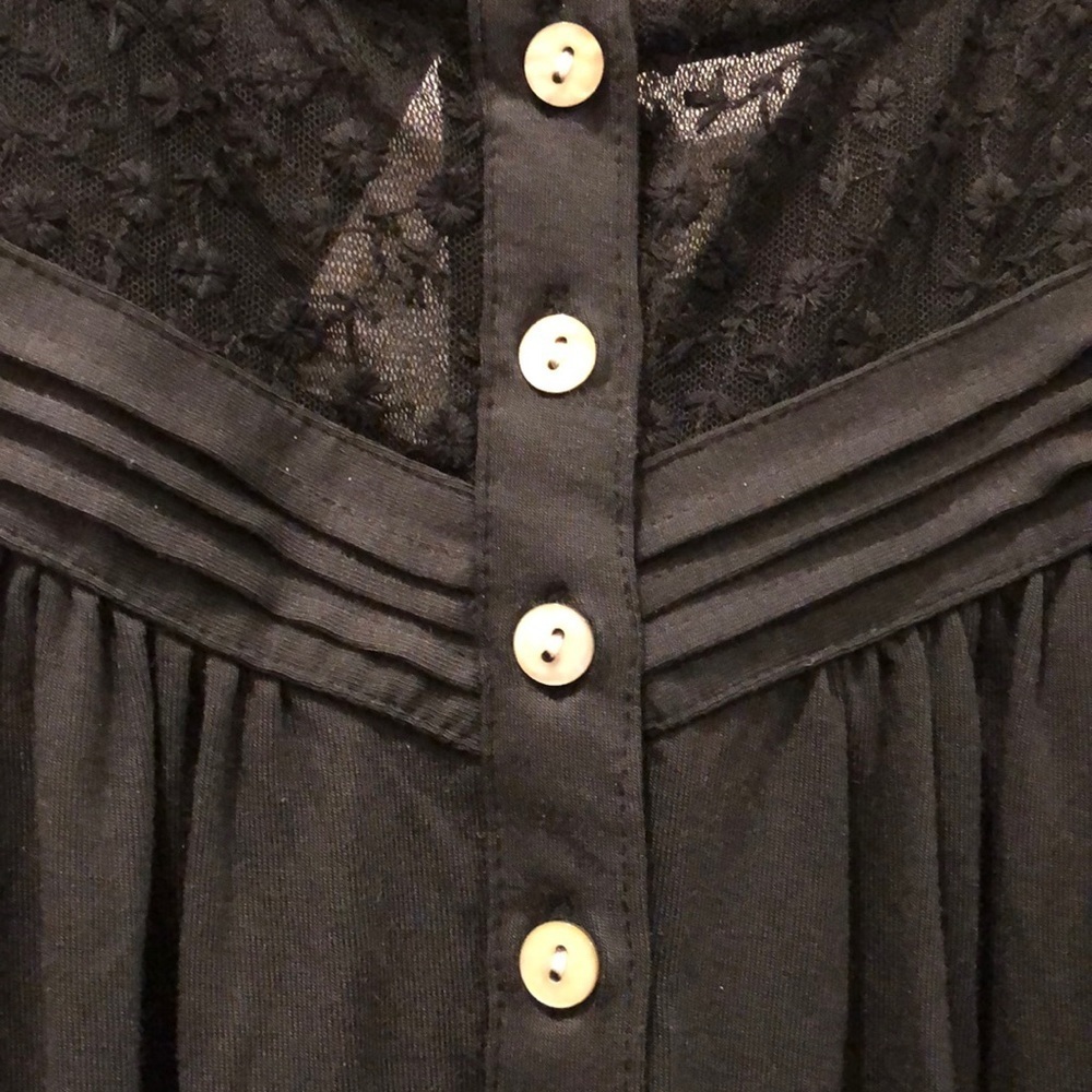 EILEEN WEST NIGHTGOWN MODAL CALF LENGTH in Black NWT sz S, L, XL - Picture 3 of 8